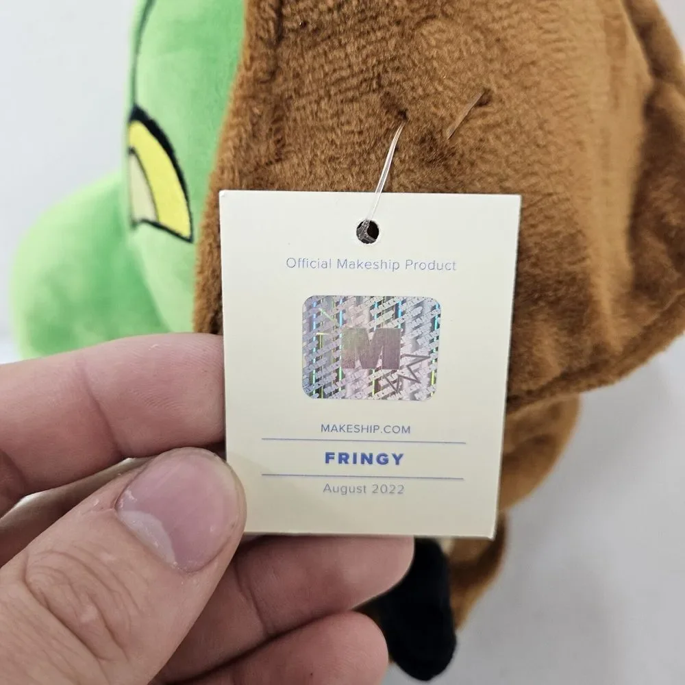 Fringy Youtuber Commentary‎ Animation Cartoon Plush By Makeship Only 1702 RARE!